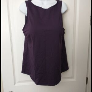 Lands' End Women's Blackberry Tankini Swim Top Only, XL